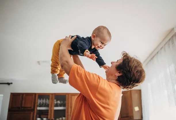Nanny shaking hands